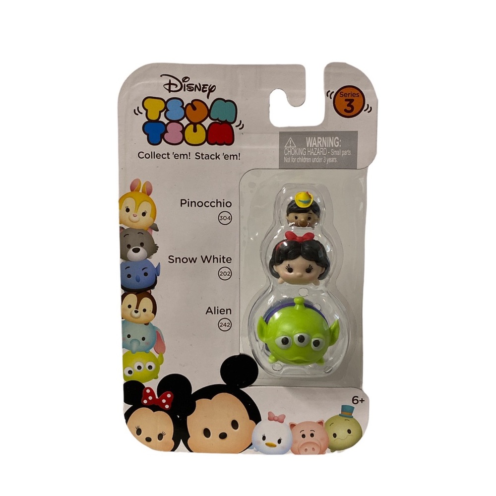 Disney Tsum Tsum Series 3 Alien Toy Story Snow White & The Seven Dwarf Pinocchio